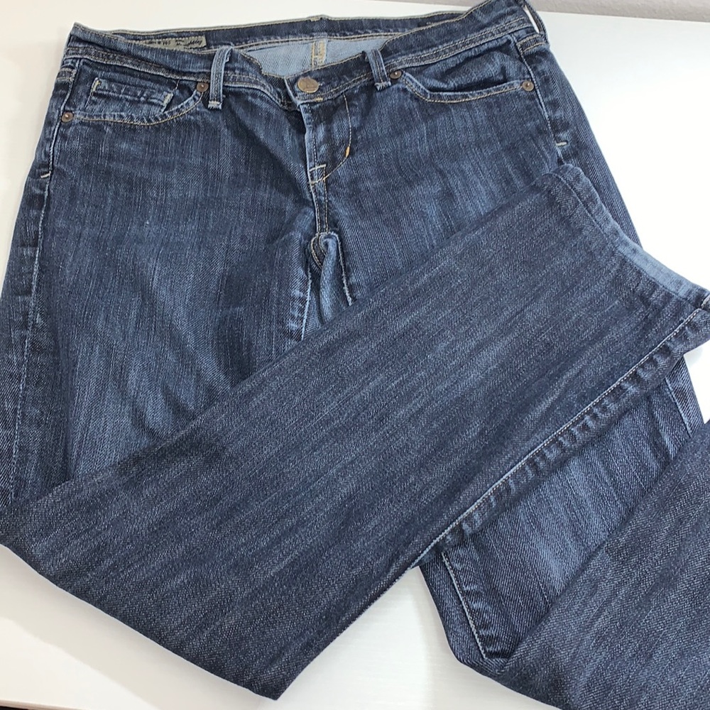 Citizens Of Humanity Blue Boot Cut Jeans